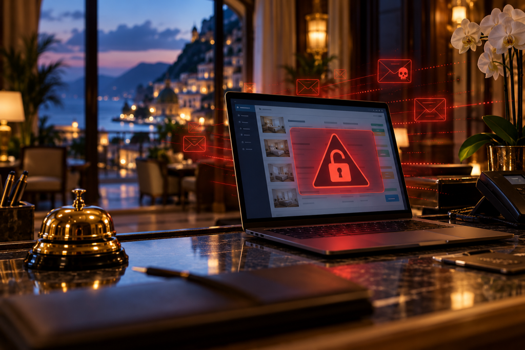 Hacking Booking.com hotel italiani 2026 phishing truffa ospiti